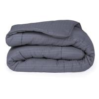 Ковдра MirSon зимова Шовкова Супер Тепла №9003 Eco Light Gray 15 Фото