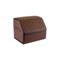 Сумка-органайзер EVAtech ECO S 30x30x35 см коричневая с коричневой нитью Фото