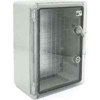 Шкаф настенный ADAL PANO 350х250х150, c прозр. дверцей, IP65, Бокс ударопро Фото