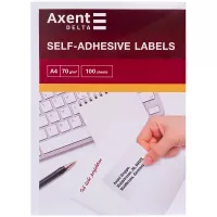 Етикетка самоклеюча Axent 105x37 (16 на листі) с/кл (100 листів) Фото