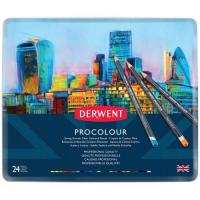 Карандаши цветные Derwent Procolour, 24 цветов Фото