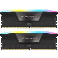 Модуль пам'яті для комп'ютера Corsair DDR5 48GB (2x24GB) 5200 MHz Vengeance RGB Black Фото
