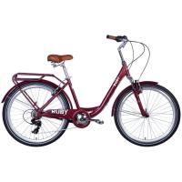Велосипед Dorozhnik Ruby AM Vbr 26" 17" ST 2024 Темно-червоний Фото