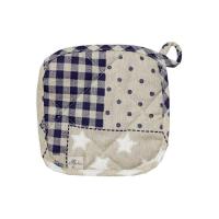 Кухонна прихватка Прованс Печворк синій Господиня 20х20 см Фото