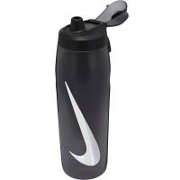 Пляшка для води Nike Refuel Bottle Locking Lid 32 OZ антрацит, чорний, Фото