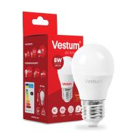Лампочка Vestum G45 8W 3000K 220V E27 Фото