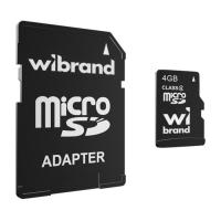 Карта памяти Wibrand 4GB microSD class 4 Фото