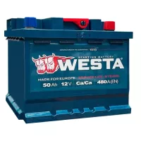 Акумулятор автомобільний Westa 6CT-50 А (0) Фото