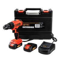Шуруповерт GTM DSI18/60BL с ударом, 18V, 60Нм, 2x2Ah Фото