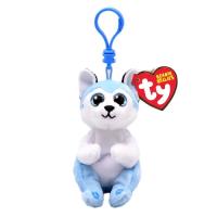 Мягкая игрушка Ty брелок Beanie Bellies Хаски Thunder 12 см Фото
