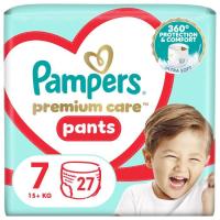 Подгузники Pampers Premium Care Pants Трусики Размер 7 (15+ кг) 27 шт Фото