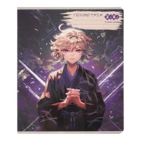 Зошит ZiBi предметний ANIME 48 аркушів клітинка, геометрія Фото