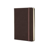 Книга записна Optima А6 SQUARE, тверда обкладинка, гумка, кремовий блок Фото