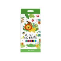 Карандаши цветные Школярик Трехгранные С точилкой 24 цвета Фото