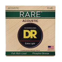 Струны для гитары DR Strings RARE Acoustic Phosphor Bronze - Extra Light (10-48 Фото