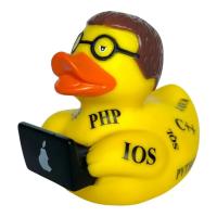 Игрушка для ванной Funny Ducks Утка Программист Фото