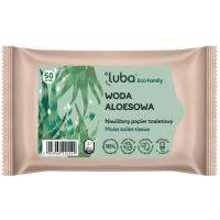Туалетная бумага Luba Eco Family Увлажненный с алоэ вера 50 шт. Фото