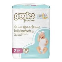 Подгузники Giggles Premium 2 Mini 3-6 кг 40 шт Фото