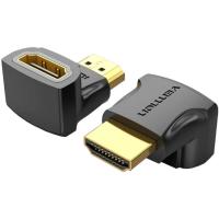 Переходник Vention HDMI F to HDMI M 90° 4K 60Hz PVC Фото