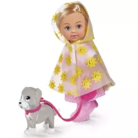 Кукла Simba Эви Прогулка под дождем с собачкой, аксессуарами Фото