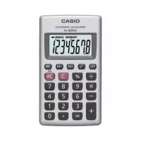 Калькулятор Casio HL-820VA-W-EP, серебряный Фото