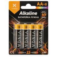 Батарейка Vinga AA LR6 Alkaline 8pcs Blister Фото