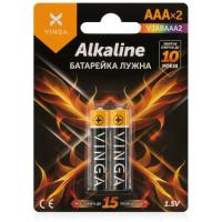 Батарейка Vinga AAA LR03 Alkaline 2pcs Blister Фото