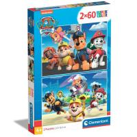 Пазл Clementoni 2 в 1 Paw Patrol. New, 2 по 60 элементов Фото