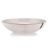 Тарелка Ardesto Apulia, 820мл, 20.8см, кераміка, сірий Фото