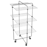 Сушарка для білизни Casa Si Viper 4 Grey Підлогова (CS92117G08) Фото