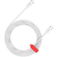 Дата кабель Canyon USB-C to USB-C 1.2m CC60AB 60W Braided White Фото