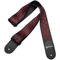 Ремень для гитары DiMarzio Steve Vai Print Art Strap Black Фото