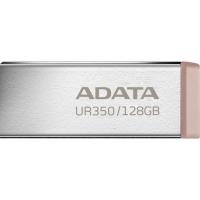USB флеш накопитель ADATA 128GB UR350 Silver/Beige USB 3.2 Фото