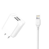 Зарядное устройство XO L35D 2USB / 2.1А + Lightning white Фото