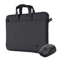 Сумка для ноутбука Trust 16" BOLOGNA Slim Eco + Mouse, Set black Фото
