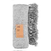 Плед Ardesto Chenille 140х190см, 100% полиэстер, серый светлый Фото