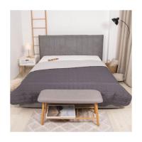 Покрывало Viluta стеганное двустороннее Дуэт Графит 210х240 Фото