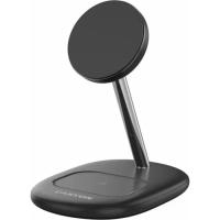 Зарядное устройство Canyon wireless charger WCS-205 15W Qi2 2in1 Black Фото