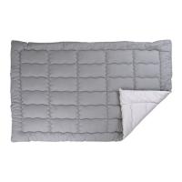 Ковдра Руно зимова силіконова Grey White 200 х 220 Фото