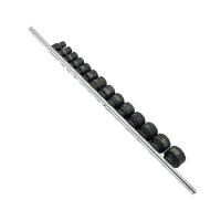 Набор торцевых головок Toptul ударных дюймовых 1/2" 3/8...1-1/4 14шт. на планке Фото