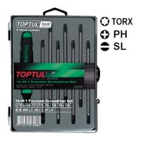 Набір викруток Toptul для точних робіт 14 в 1 (T5-T20,PH,SL) Фото