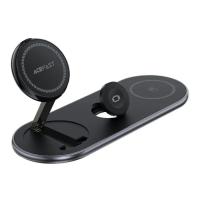 Зарядное устройство Acefast Wireless QI 3in1 15W E19 Qi2 Фото