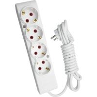 Сетевой удлинитель TECCO 3м 4 поста white Фото