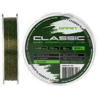 Волосінь Brain Classic Carp Line 3D (camo) 300m 0.28mm 18lb 7.9kg Фото