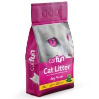 Наполнитель для туалета Catfun бентонитовый с ароматом детской присыпки 10 л Фото
