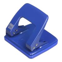 Діркопробивач Buromax металевий, до 25 аркушів, 122 х 108 х 54 мм, синій Фото