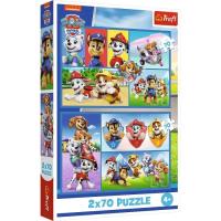 Пазл Trefl Paw Patrol Правила патруля 2x70 Фото