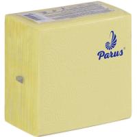 Салфетки столовые Parus 1 слой 33х33 см Желтые 100 шт. Фото
