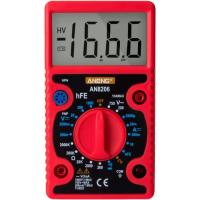 Цифровой мультиметр ANENG AN-8206, V, A, R, C, функция hFE Фото