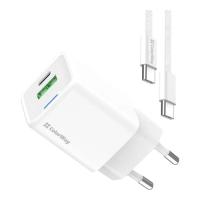 Зарядное устройство ColorWay GaN Mini 35W PD Port PPS USB (Type-C PD + USB QC4. Фото